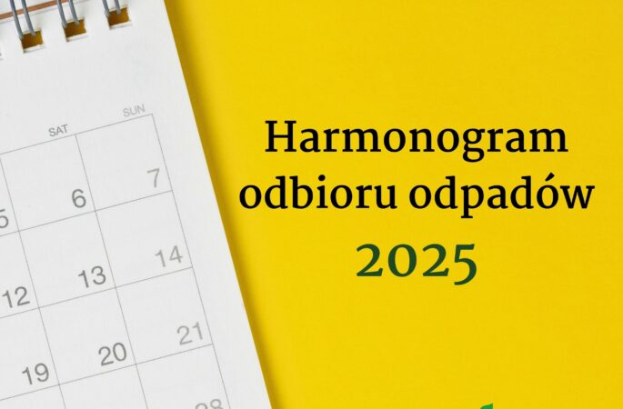 Harmonogramy wywozu odpadów w 2025 roku