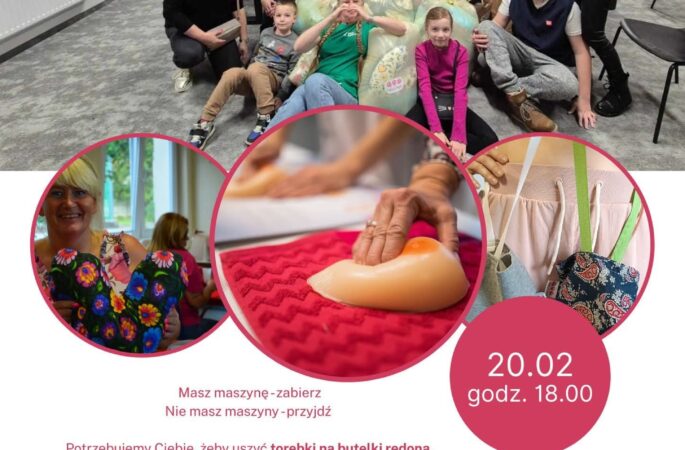 Malinowe Szycie z Fundacją Wejherowska Manufaktura Dobra