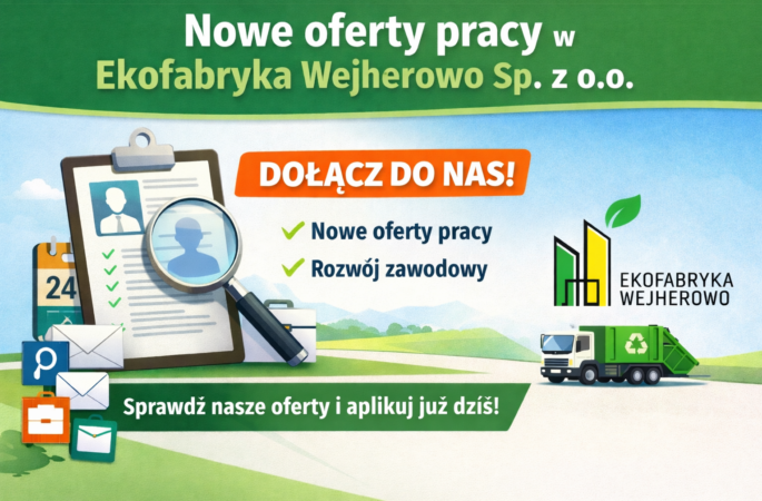 Nowe oferty pracy w Ekofabryka Wejherowo Sp. z o.o.